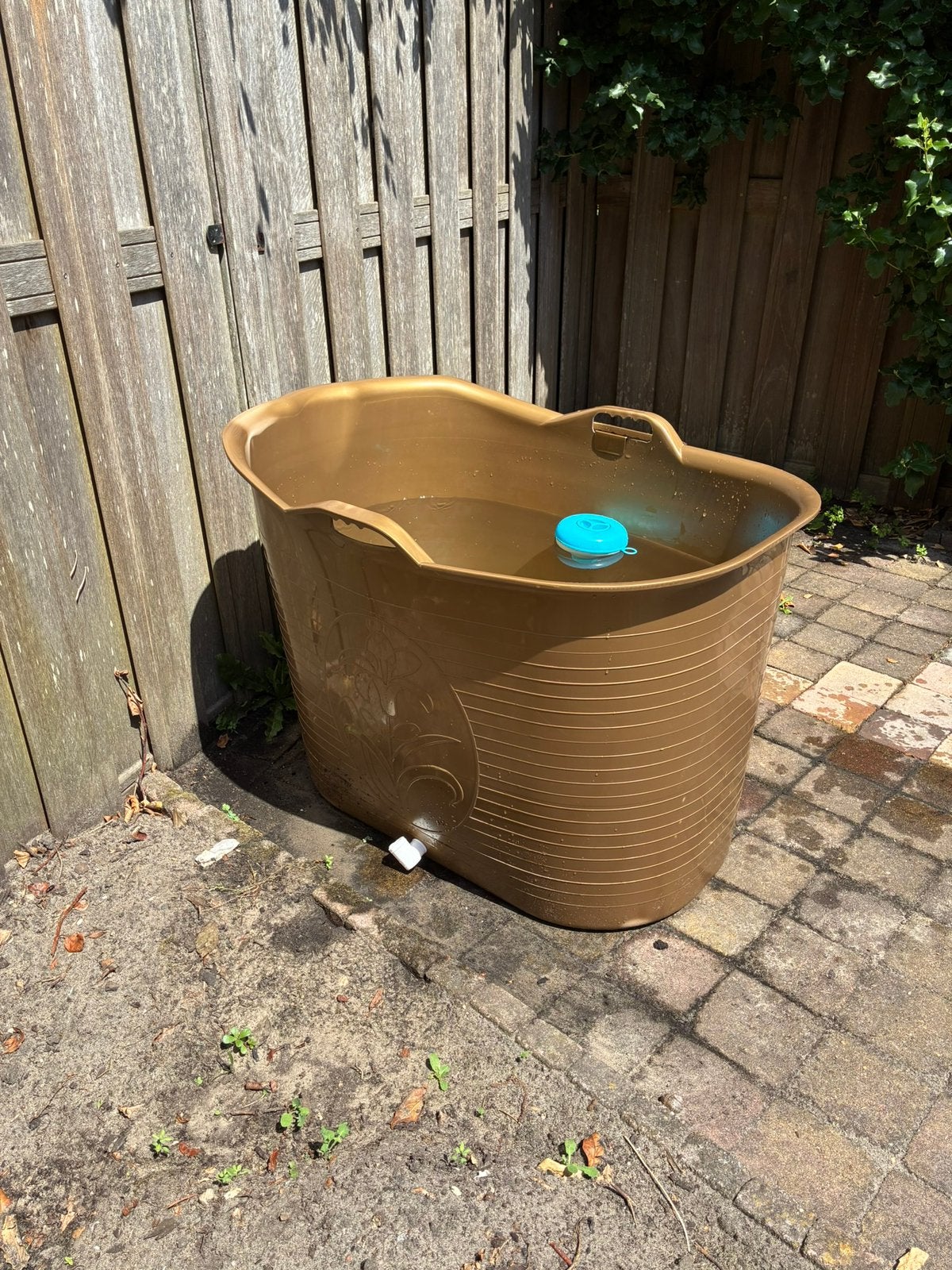 Life bath bath bucket dompelbad ijsbad badkuip goud, 150 liter of meer, Ophalen, Zo goed als nieuw