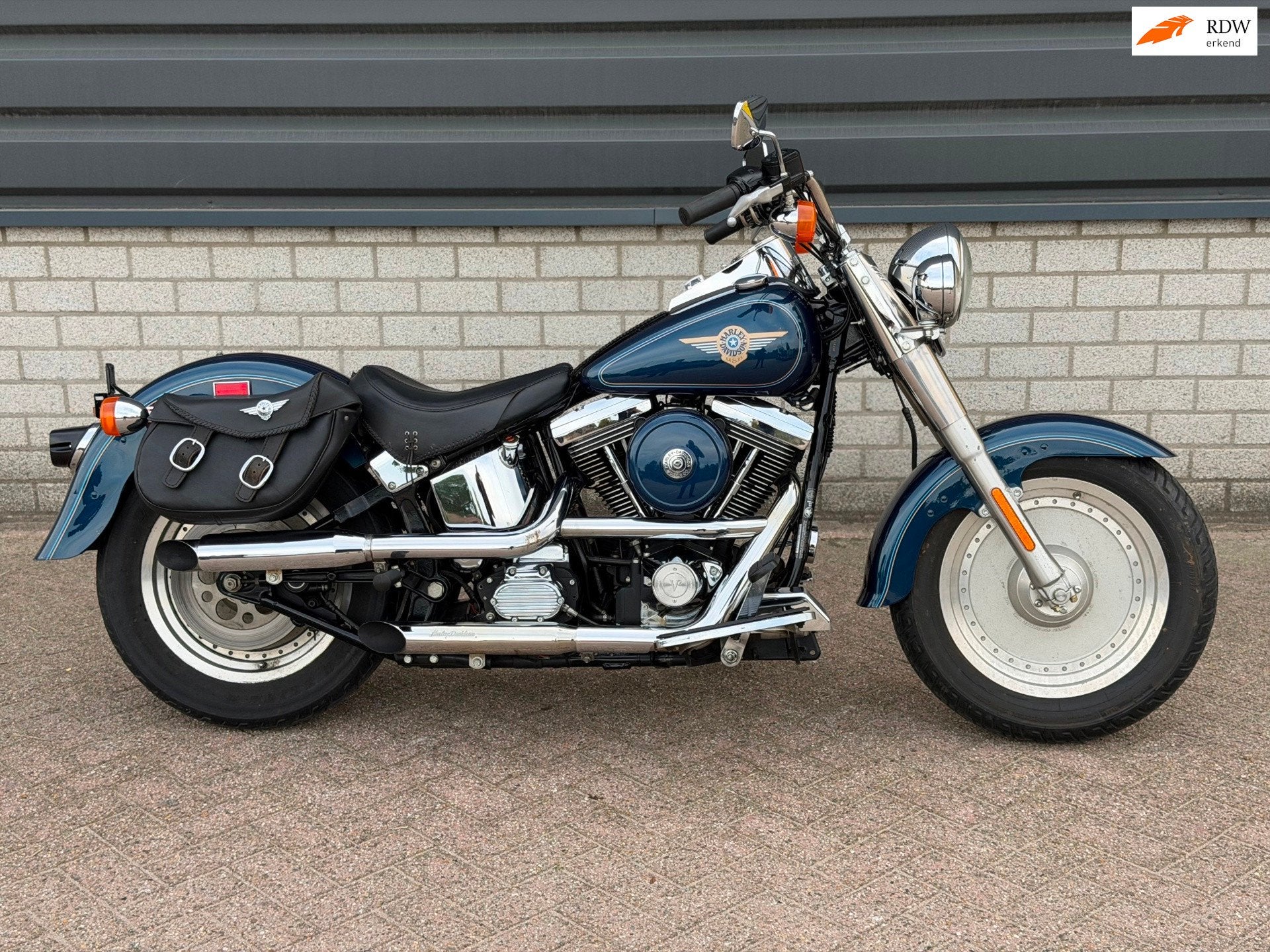 Harley Davidson FLSTF Fat Boy Softail EVO 1340|TOPSTAAT 12.0, Sportuitlaat, 1338 cc, Chopper, Meer dan 35 kW