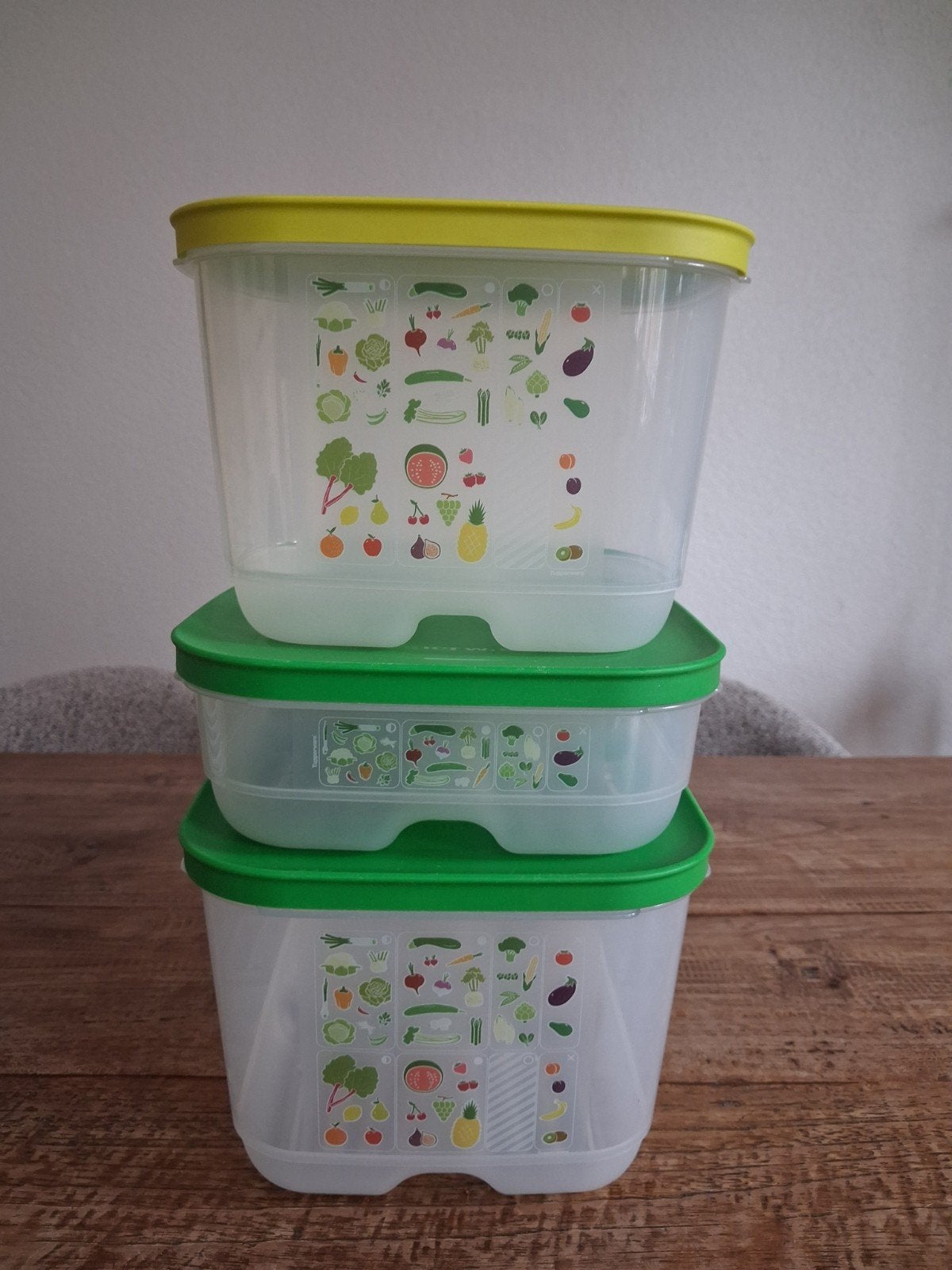 Tupperware koelkastbakken 'Ventsmart' 3-delige set, Huis en Inrichting, Keuken | Tupperware, Ophalen of Verzenden, Zo goed als nieuw
