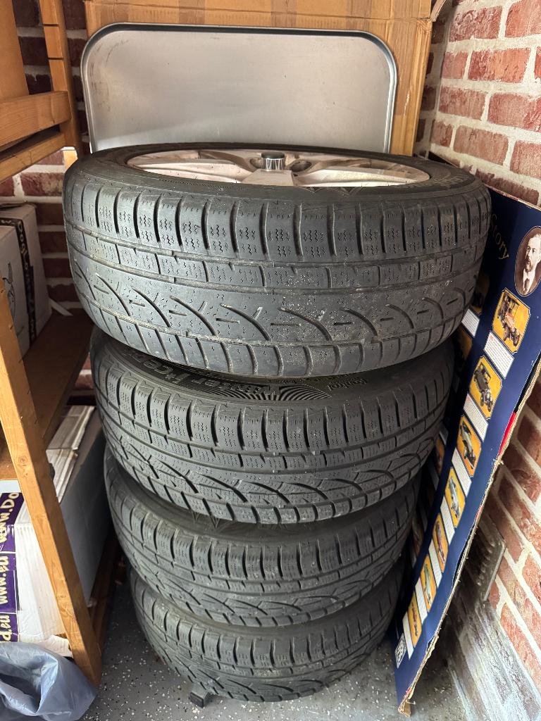auto onderdelen Hankook 205 / 55R16 91H winter + Velgen!, Ophalen, Gebruikt, Audi