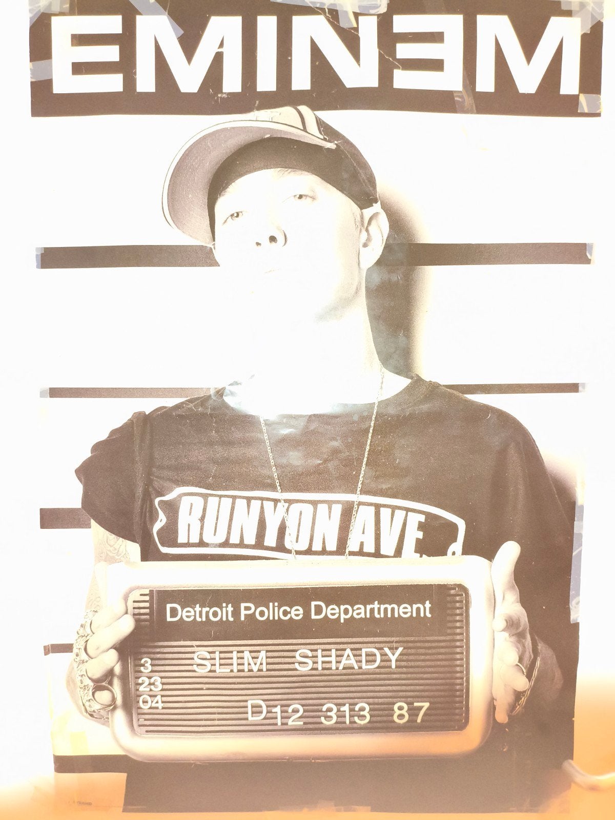 Eminem poster, Alle leeftijden, Ophalen of Verzenden, Zo goed als nieuw