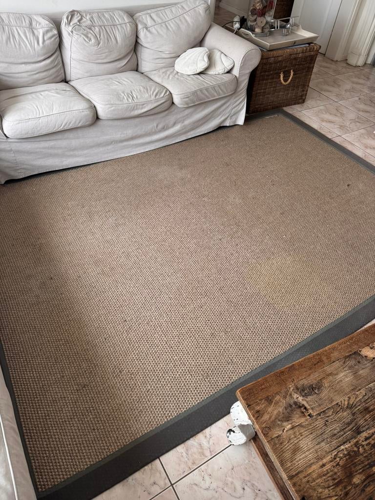 Vloerkleed Rivièra Maison EdgarTown 21 Grey band, Huis en Inrichting, Ophalen, Zo goed als nieuw, Rechthoekig, 200 cm of meer