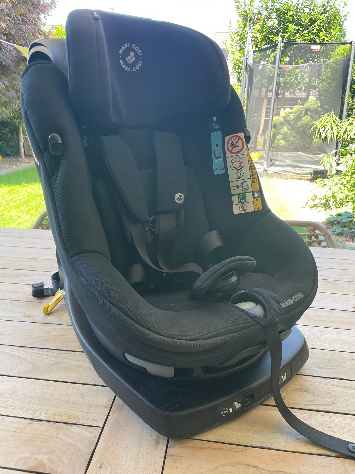 Maxi-Cosi autostoel met Isofix - Zwart, Ophalen, Gebruikt, 0 t/m 18 kg, Verstelbare rugleuning