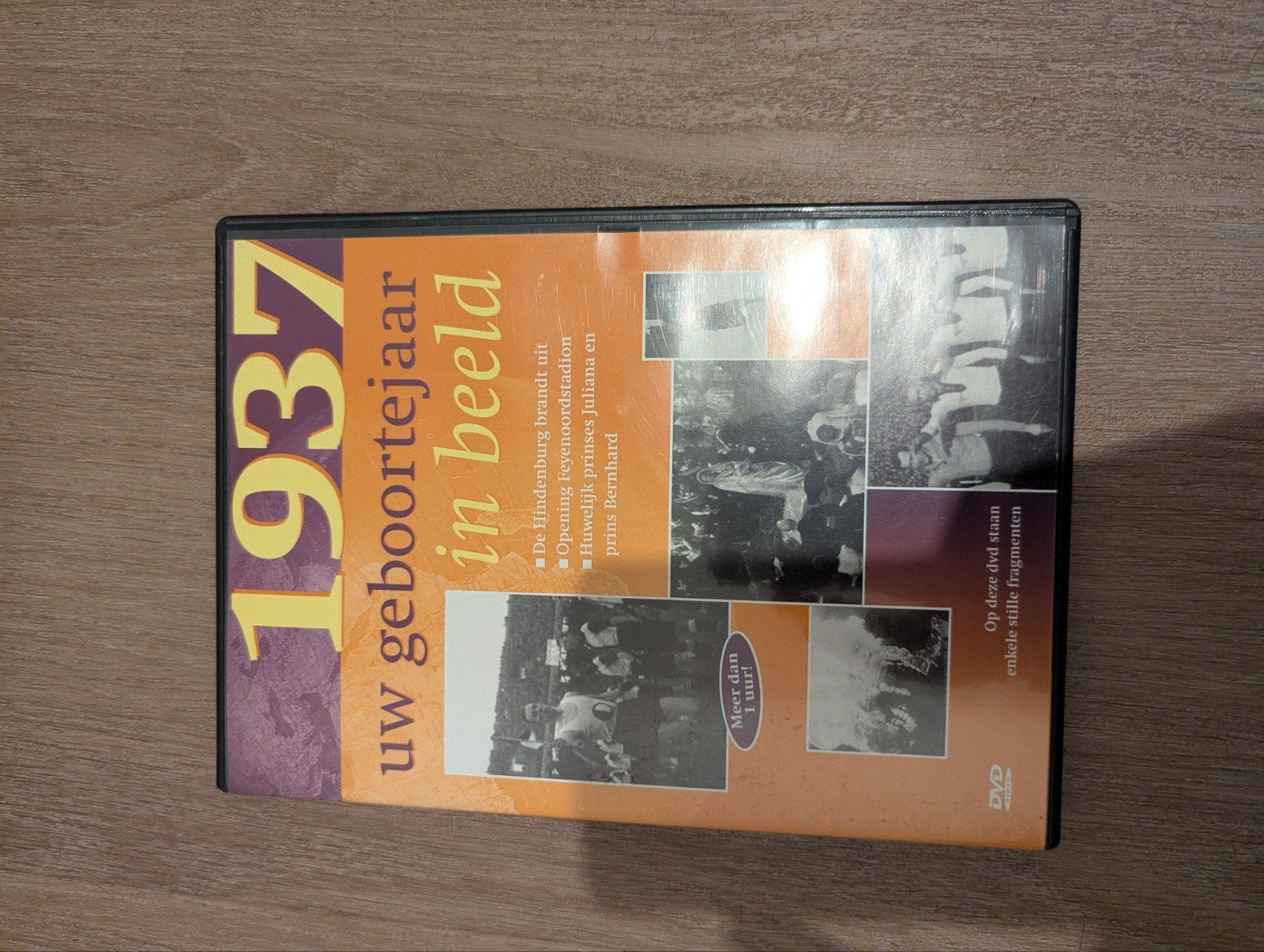 Uw Geboortejaar in Beeld 1937 DVD, Cd's en Dvd's, Alle leeftijden, Nederlands, Zo goed als nieuw, Inclusief doosje