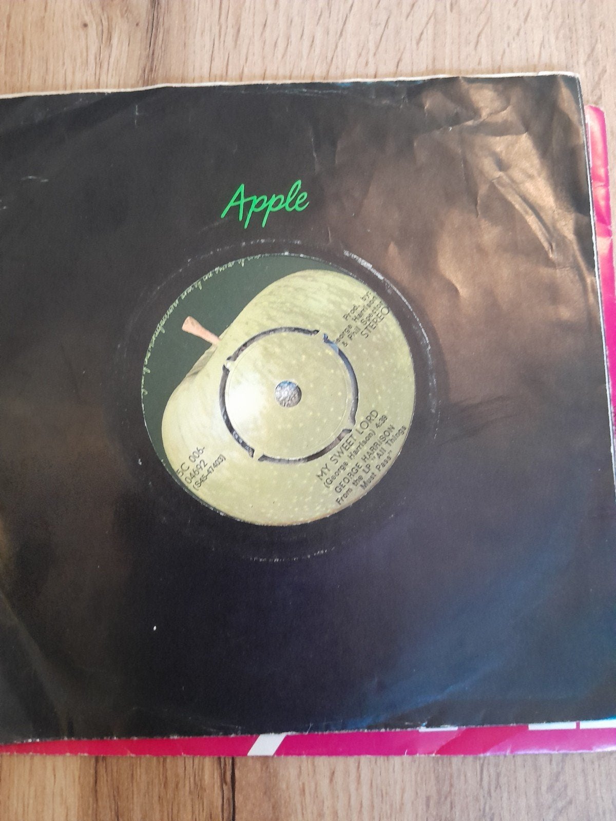 George harrison 7inch my sweet lord, Ophalen of Verzenden, Zo goed als nieuw, Pop