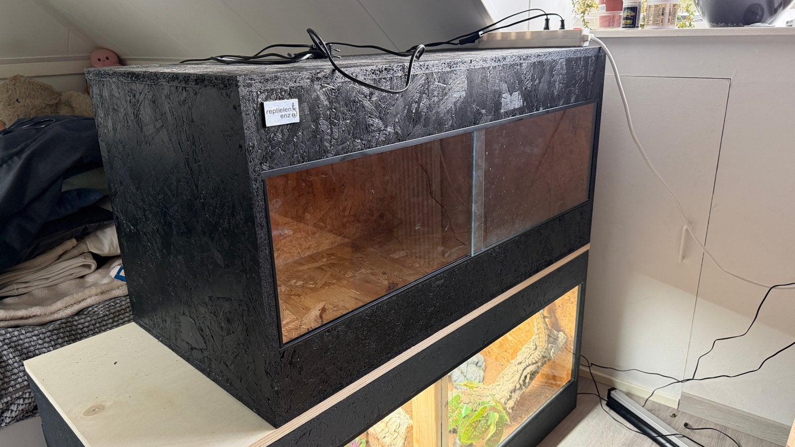 OBS terrarium 100/50/50, Ophalen, Zo goed als nieuw, Terrarium of Paludarium