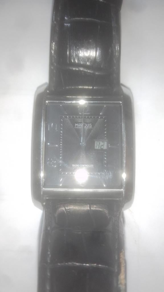 ZEER MOOIE HEREN MARQUIS RADO CONTROLLED HORLOGE. 3ATM, Ophalen of Verzenden, Zo goed als nieuw, Leer, Overige merken