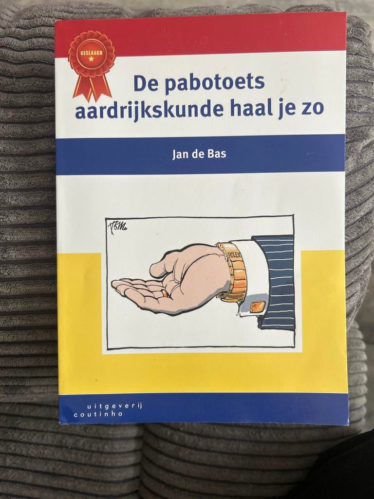 De pabotoets aardrijkskunde haal je zo & Basiskennis Aardrij, Boeken, Studieboeken en Cursussen, Ophalen, Gamma, Zo goed als nieuw