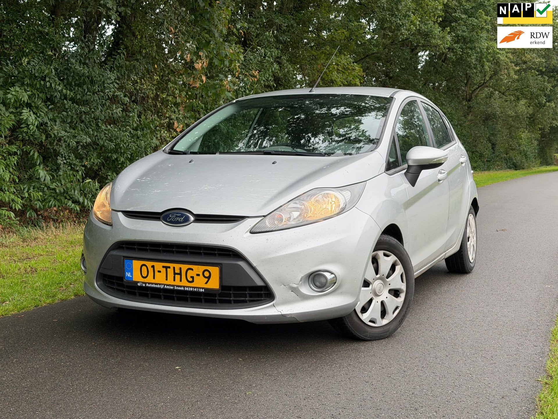 Ford Fiesta 1.6 TDCi Ghia | Cruise + Navi Nu € 1.950,- !, Auto's, Voorwielaandrijving, 28 km/l, Gebruikt, 96 €/maand