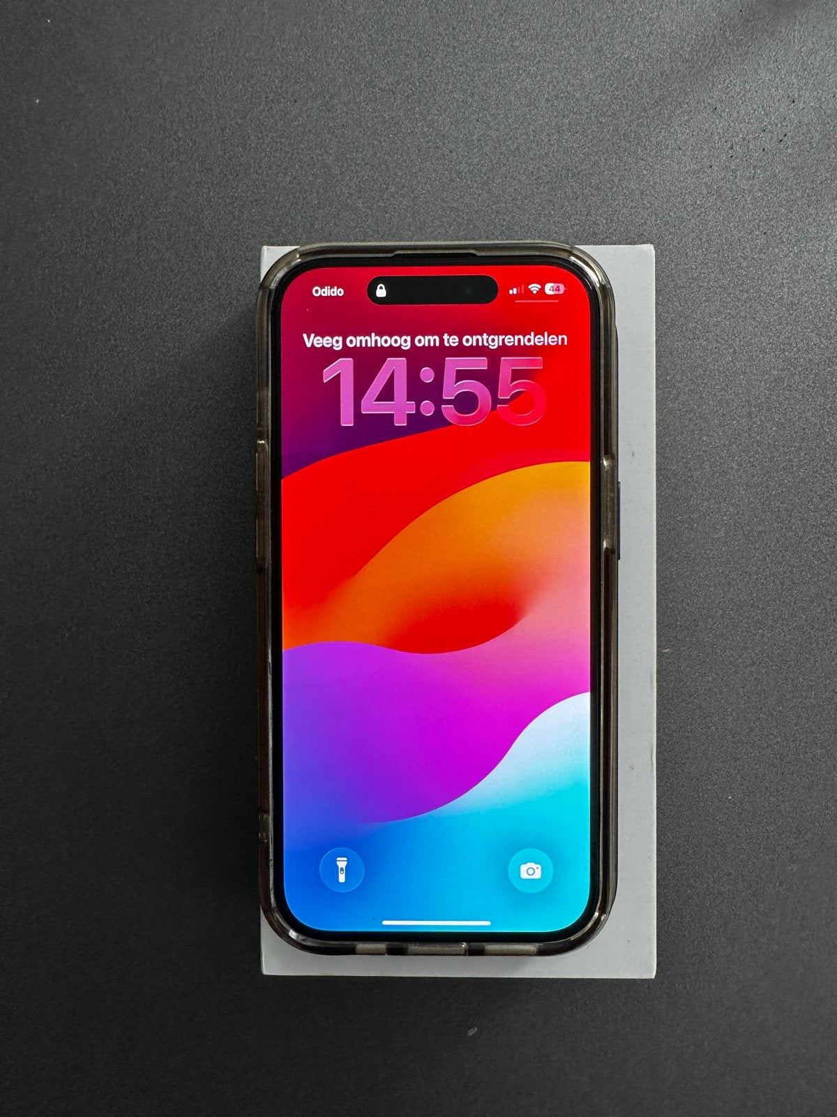 iPhone 15 128GB Zwart-izgst!-incl cover &  screenprotector, 83 %, 128 GB, IPhone 15, Zwart
