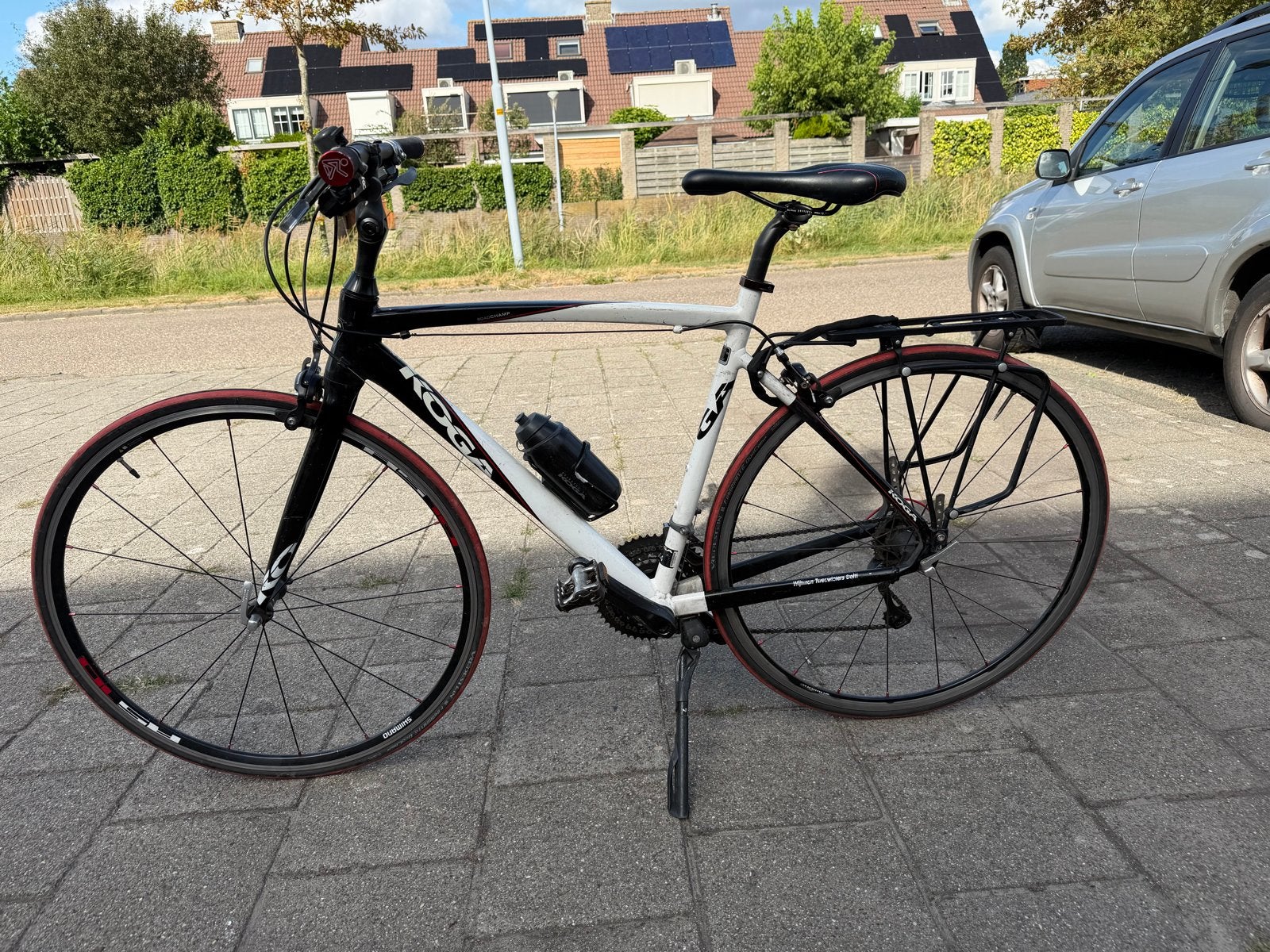 Koga sportfiets met bagagedrager en extra banden, Ophalen, 28 inch, Gebruikt, Aluminium
