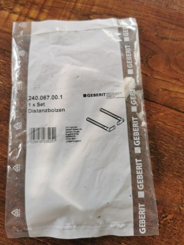 Afstandhouders Geberit Inbouwreservoir toilet, Doe-het-zelf en Verbouw, Sanitair, Ophalen of Verzenden, Nieuw, Toilet