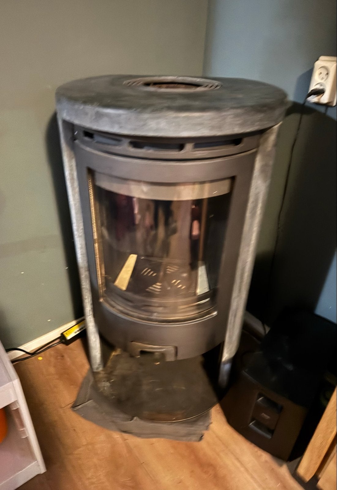 Barbas Eco 600 Speksteen Houtkachel - 5-9 kW, Huis en Inrichting, Kachels, Ophalen, Gebruikt, Houtkachel, Vrijstaand