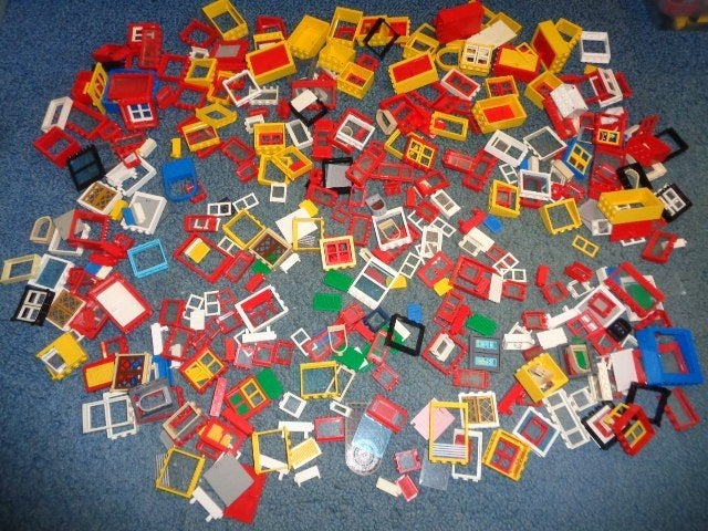Partij Z352=Lego ramen en deuren