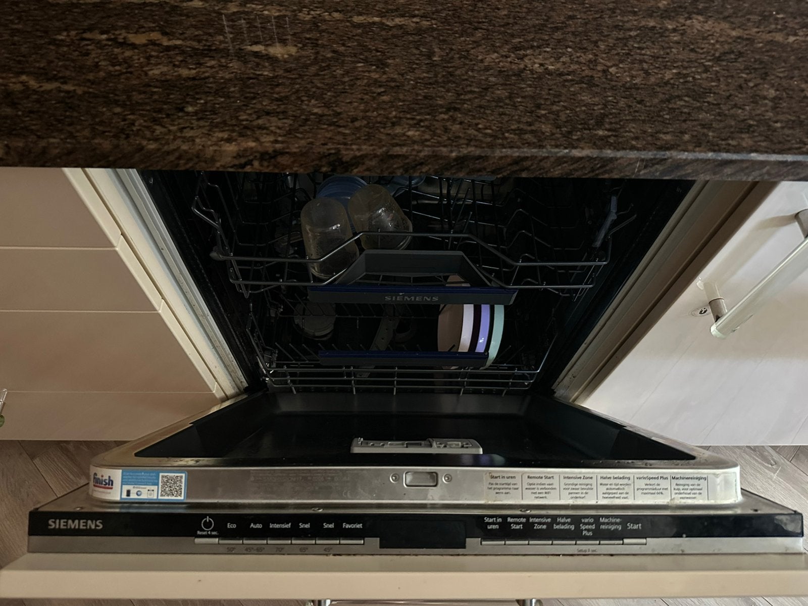 Siemens SX63HX52CN vaatwasser (met uittrekbare besteklade), Ophalen, Minder dan 85 cm, Energieklasse A of zuiniger, Zo goed als nieuw