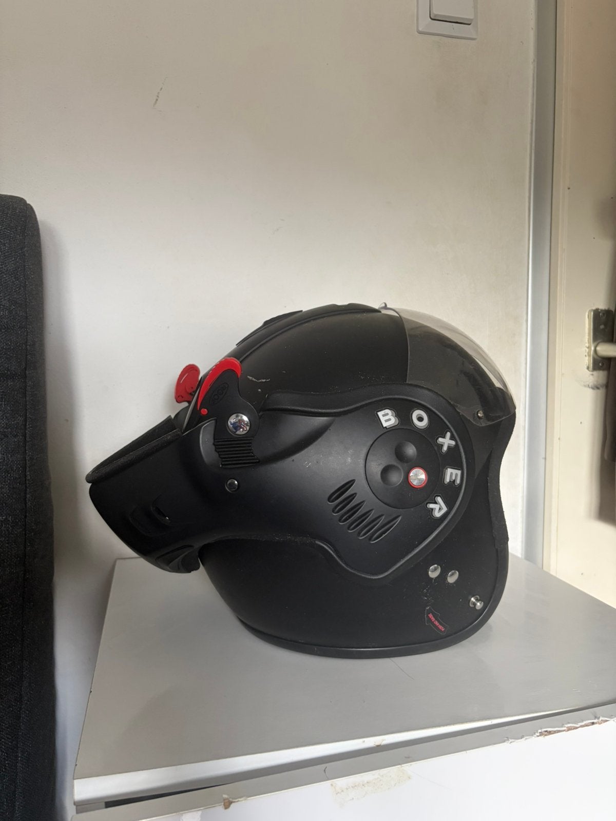 Boxer helm maat S, Motoren, Overige merken, Systeemhelm, Ophalen of Verzenden, S