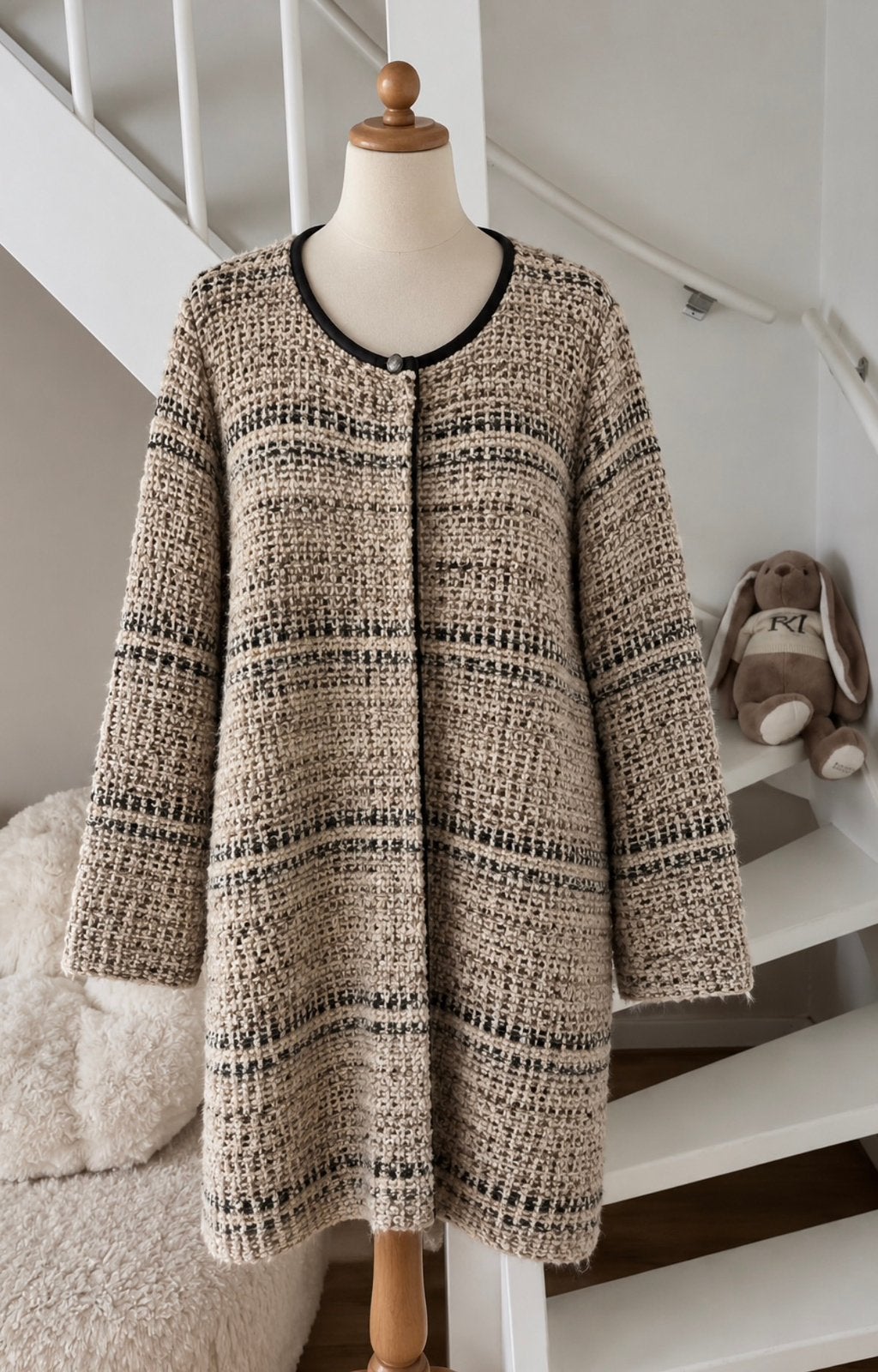 Gustav dames vest jas wol 42 44 46, Ophalen of Verzenden, Zo goed als nieuw, Maat 42/44 (L), Beige