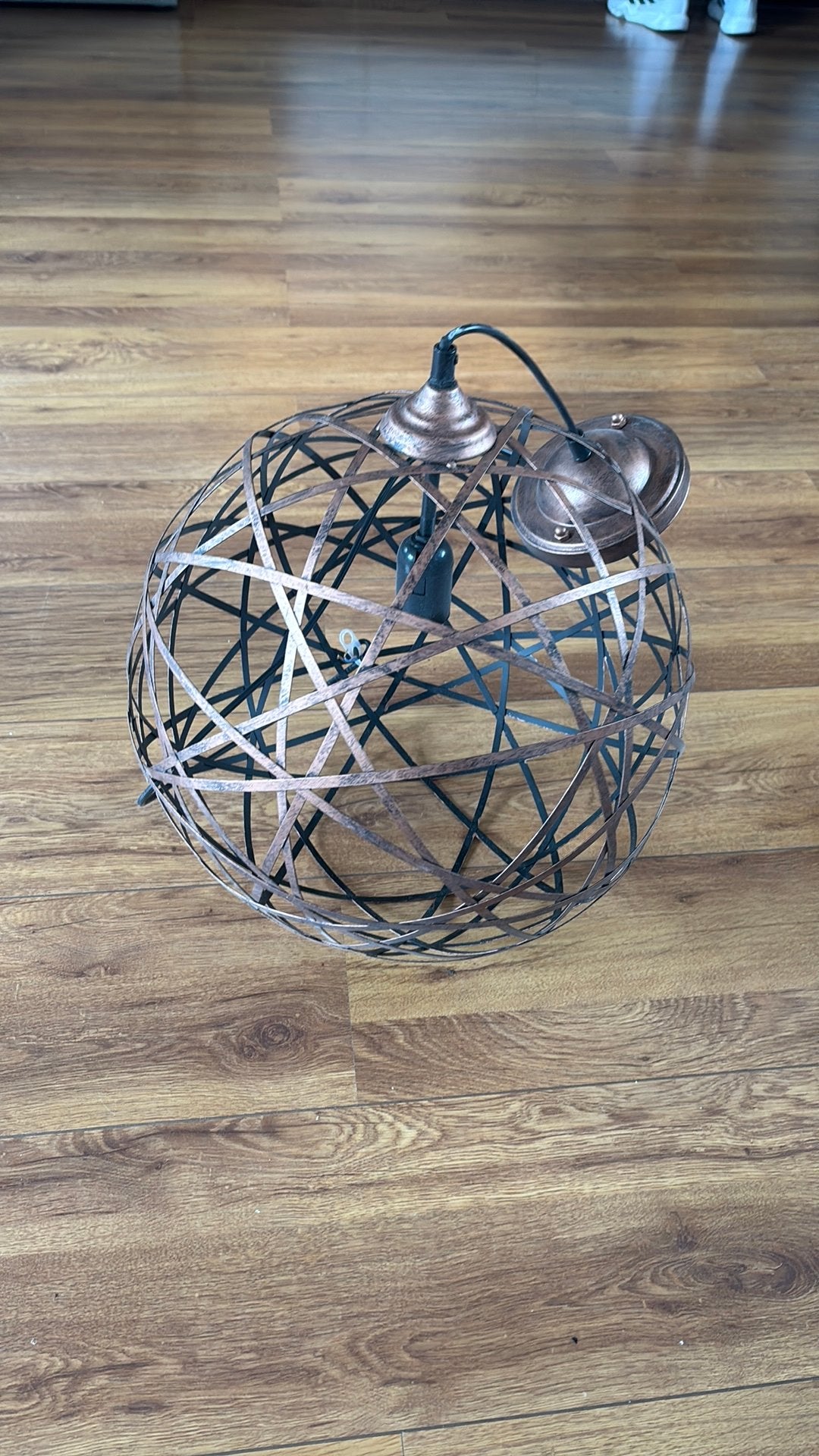 Hanglamp kopere bol, Huis en Inrichting, Ophalen of Verzenden, Zo goed als nieuw, Minder dan 50 cm