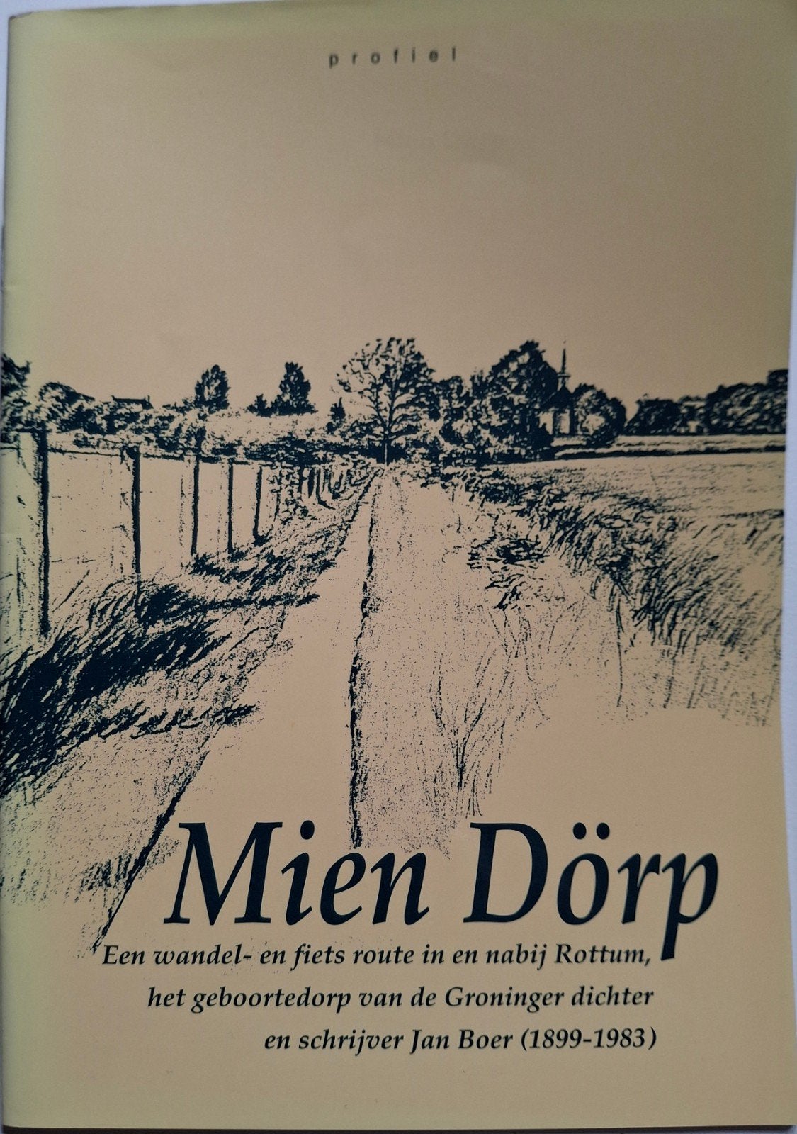 Mien Dörp: Wandel- en fietsroute Rottum (Jan Boer), Fiets- of Wandelgids, Jan Boer, Ophalen of Verzenden, Benelux