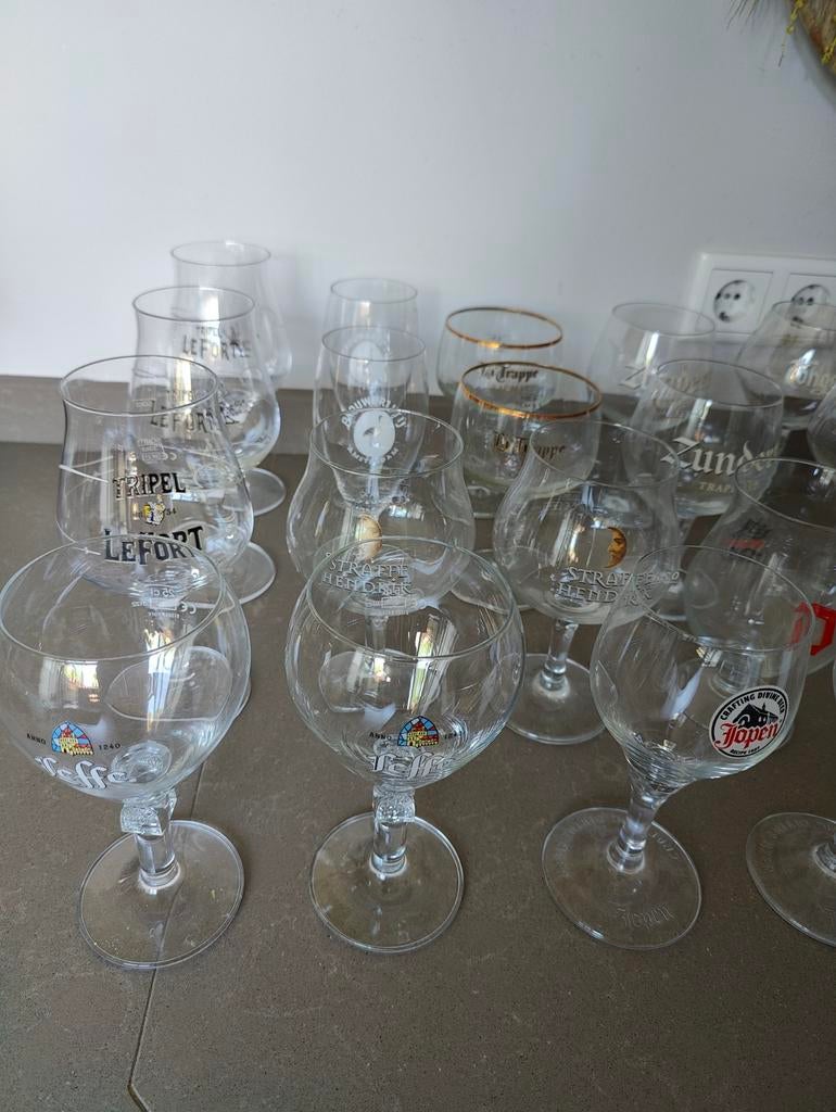 Diverse collectie speciaalbier glazen, Ophalen of Verzenden, Gebruikt, Overige merken