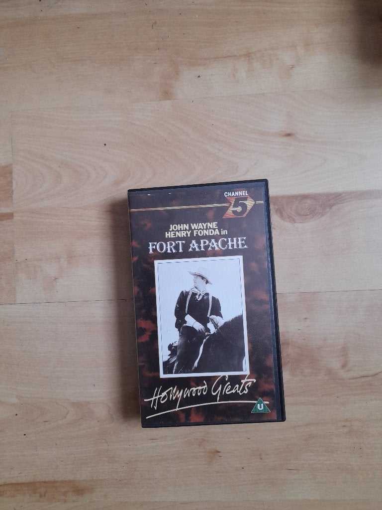 Fort Apache VHS John Wayne, Cd's en Dvd's, VHS | Film, Alle leeftijden, Ophalen of Verzenden, Zo goed als nieuw, Western