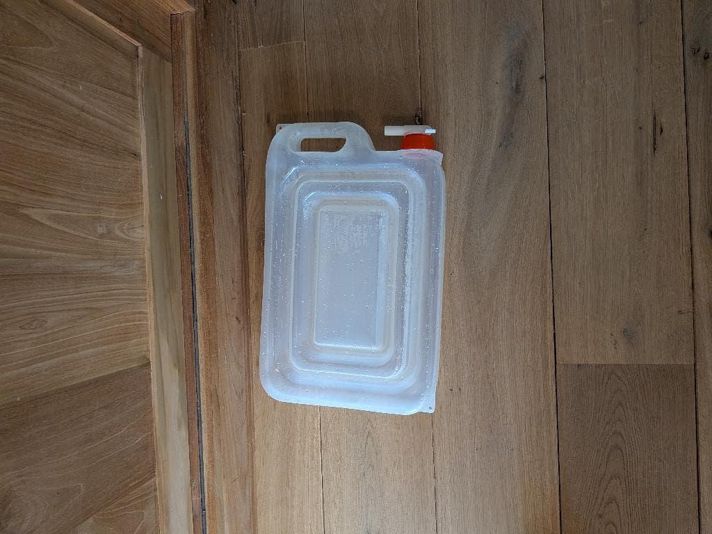 Water jerrycan - uitvouwbaar, Ophalen, Zo goed als nieuw
