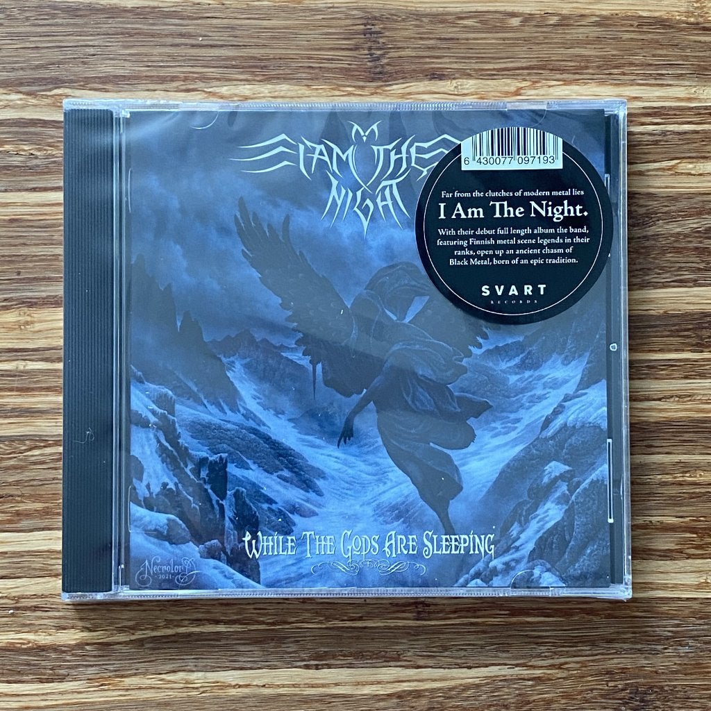 I am the night – While The Gods Are Sleeping, CD 2022, Eerste persing, Ophalen of Verzenden, Black metal, Nieuw in verpakking