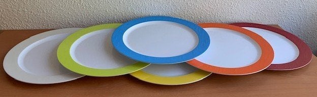 Mepal Rosti Wave: 6 dinerborden, Caravans en Kamperen, Lochem, Ophalen of Verzenden, Zo goed als nieuw, Mepal