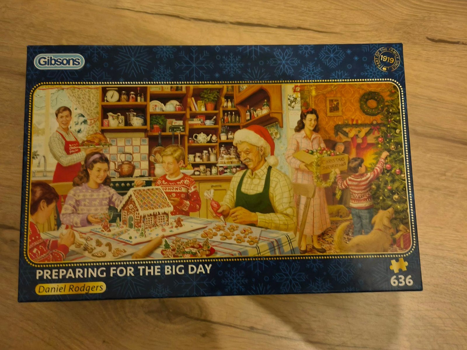 Gibsons Legpuzzel - Preparing for the Big Day (636 stukjes), Ophalen of Verzenden, 500 t/m 1500 stukjes, Zo goed als nieuw, Legpuzzel