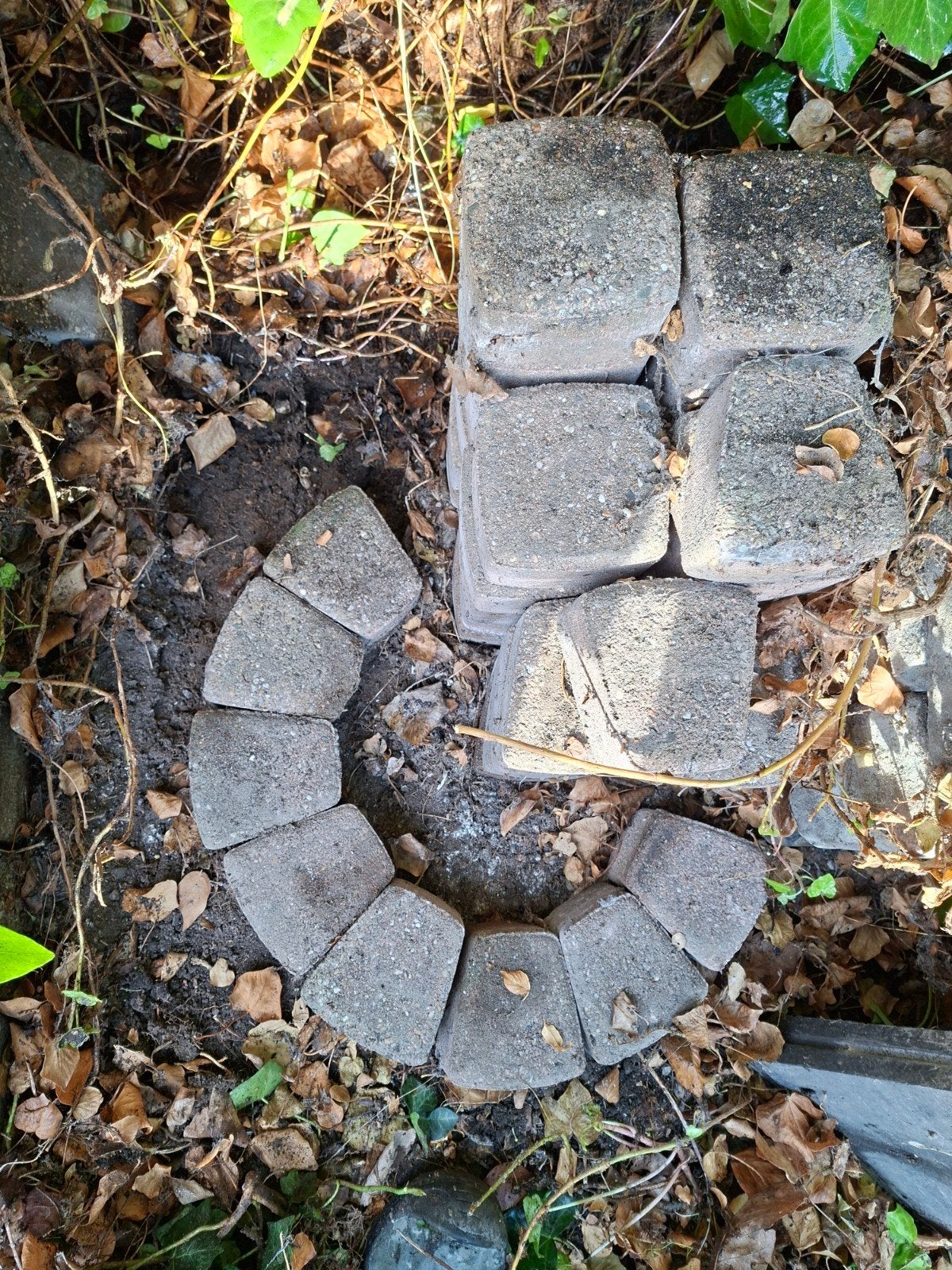 klinkers om een cirkel te maken, Ophalen, Zo goed als nieuw, Beton, Minder dan 5 m²