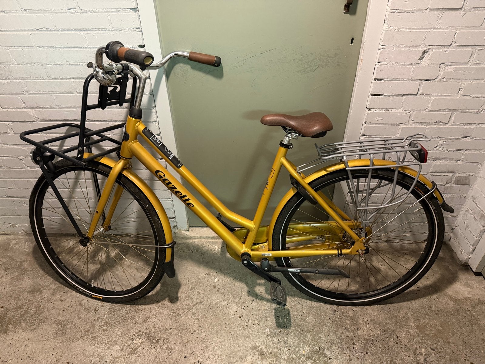 Gazelle Stadsfiets Goud - Goede Staat, Banden Op Pompen, Ophalen, Versnellingen, Gazelle, Trommelrem