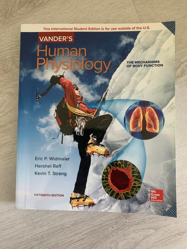 Vander's Human Physiology - 15e editie, Boeken, Wetenschap, Zo goed als nieuw, Ophalen of Verzenden