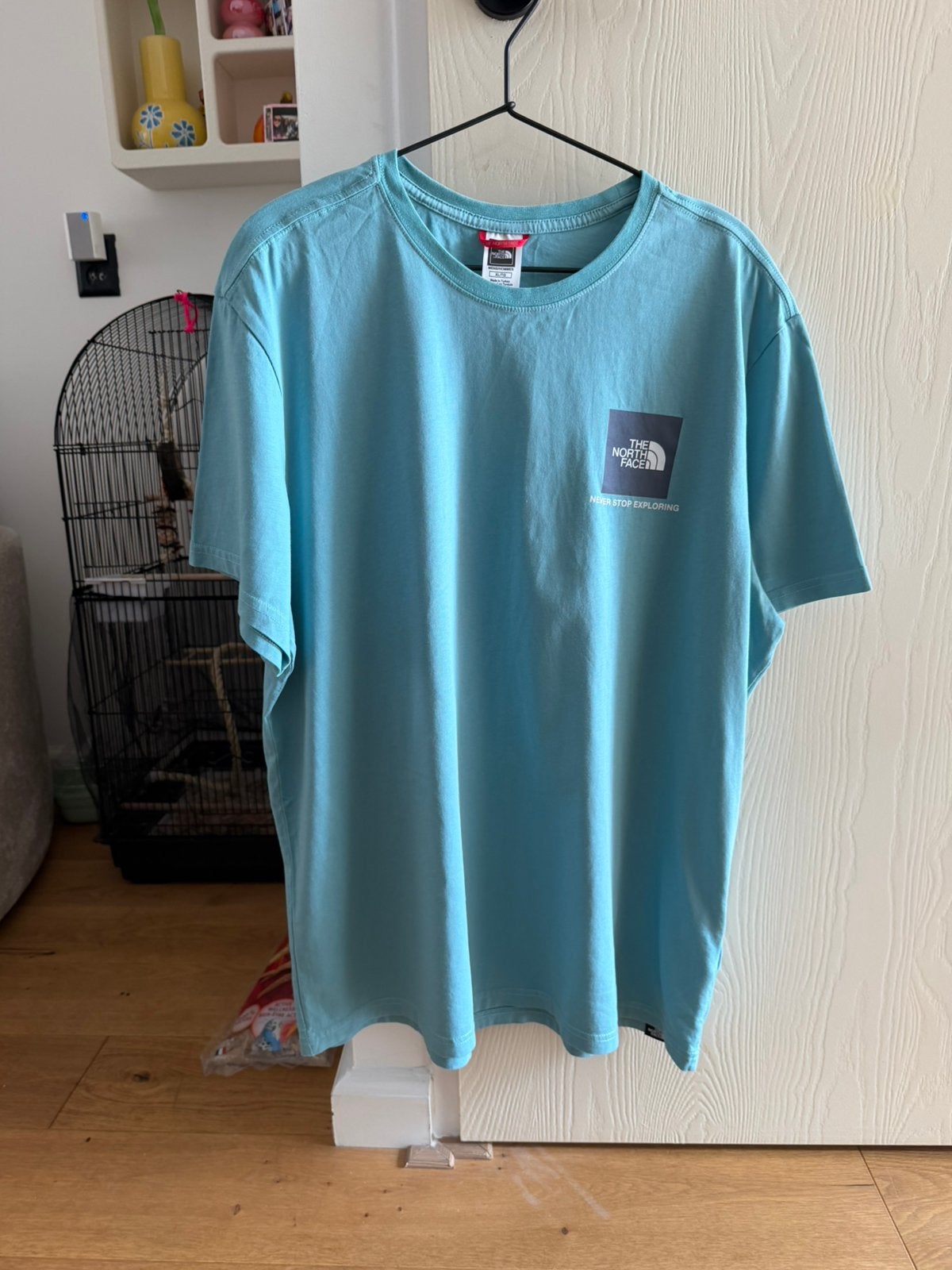 T-Shirt The Northr face maat XL, Kleding | Heren, Ophalen of Verzenden, Zo goed als nieuw, Maat 56/58 (XL), Blauw