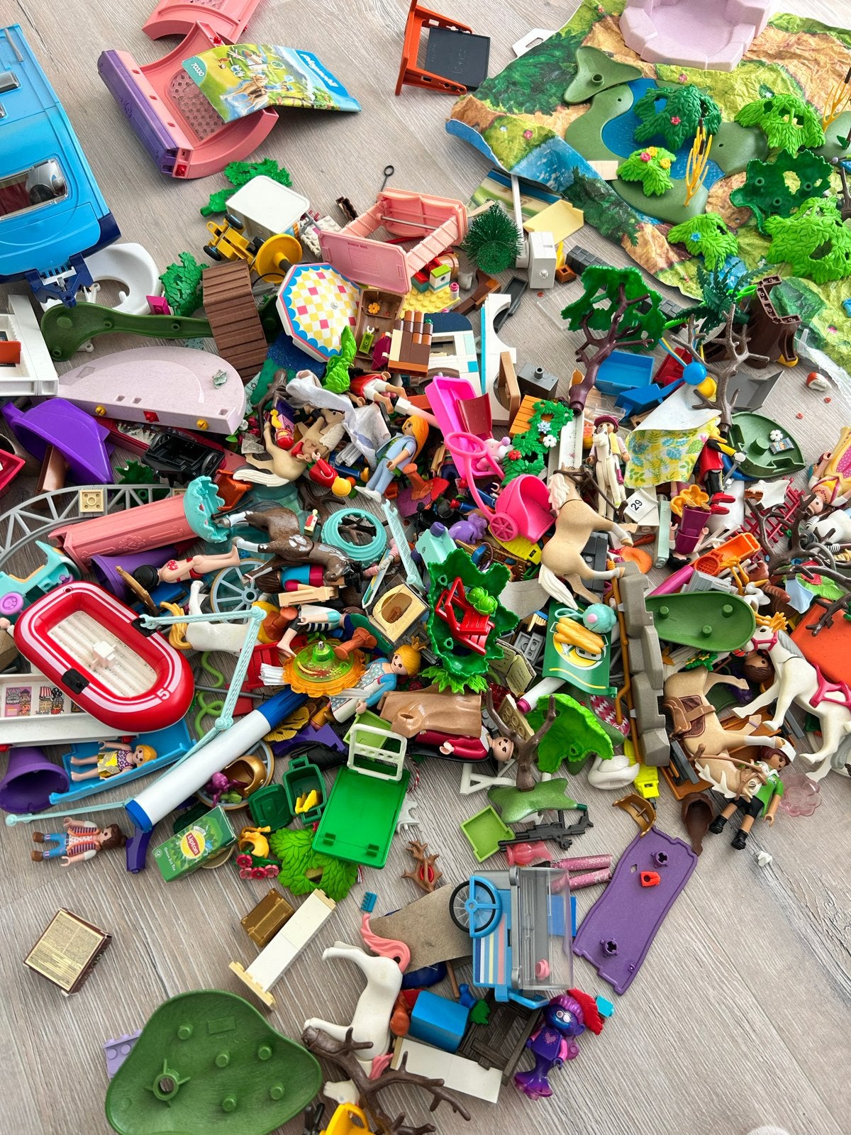 Grote Playmobil collectie met veel sets en figuren 5 kilo, Ophalen, Gebruikt, Jongen of Meisje