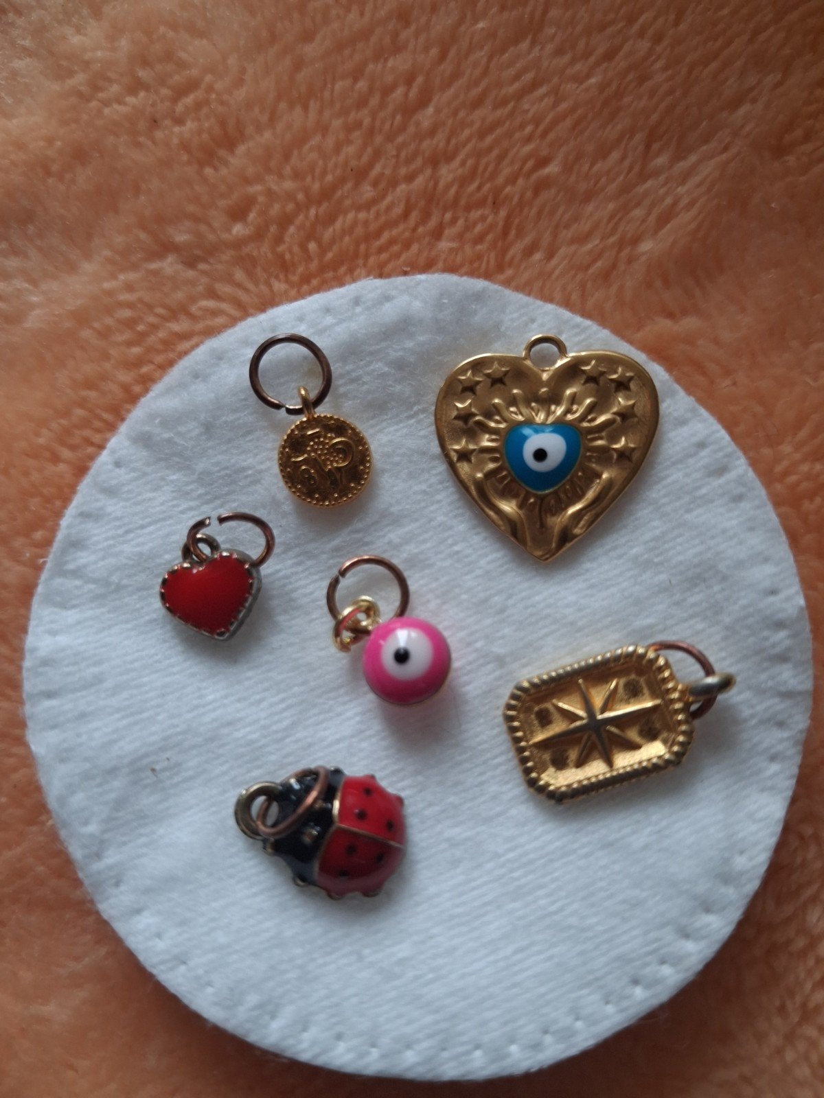 Diverse bedels voor armband of ketting, Overige merken, Overige materialen, Gebruikt, Verzenden