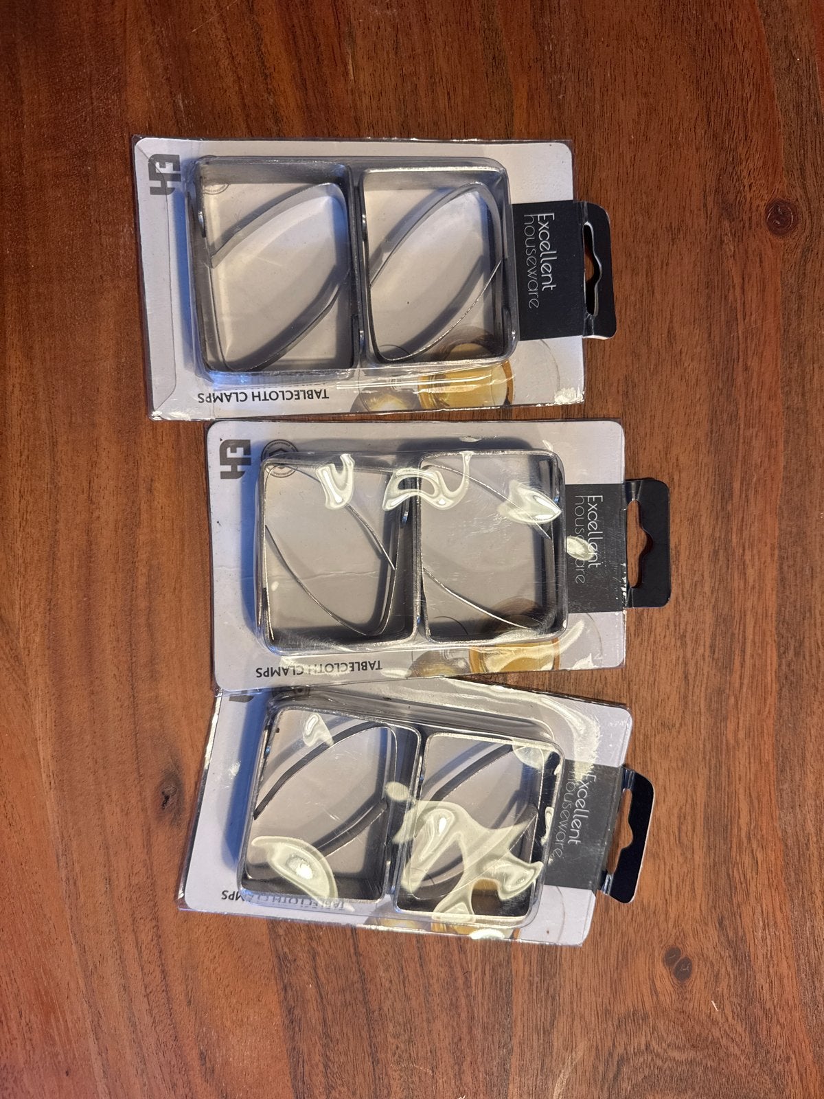 Excellent Houseware Tafelkleedklemmen (3 sets), Ophalen, Nieuw