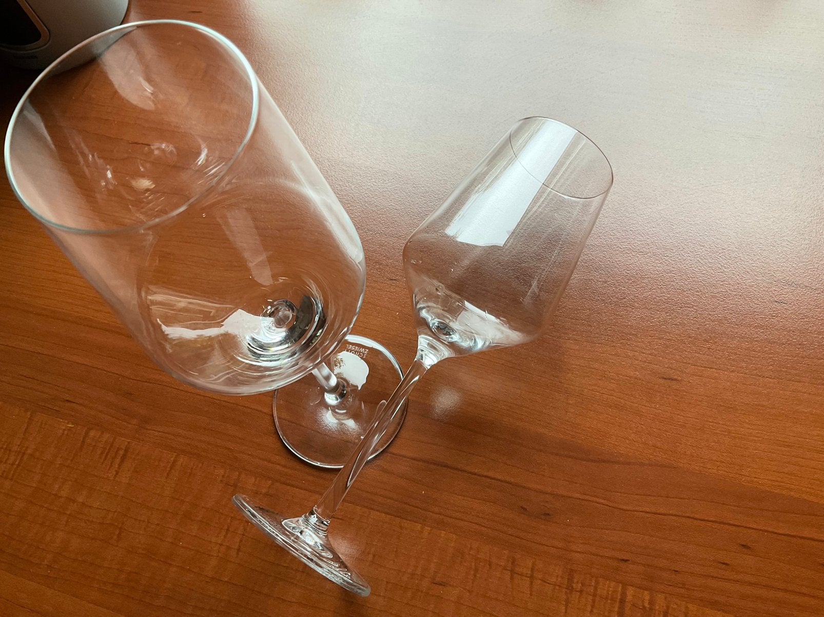 2 Schott Zwiesel glazen, Verzamelen, Glas en Borrelglaasjes, Ophalen of Verzenden, Zo goed als nieuw, Overige typen