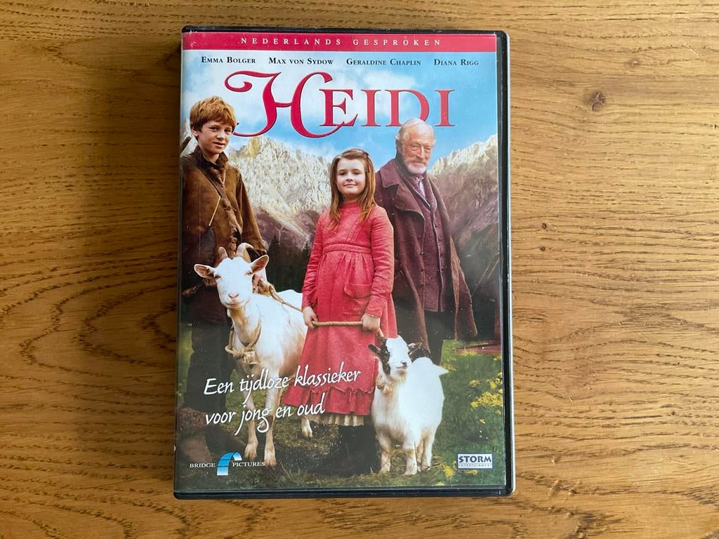 11). HEIDI met Max von Sydow, Diana Rigg, Geraldine Chaplin., Cd's en Dvd's, Alle leeftijden, Ophalen of Verzenden, Zo goed als nieuw