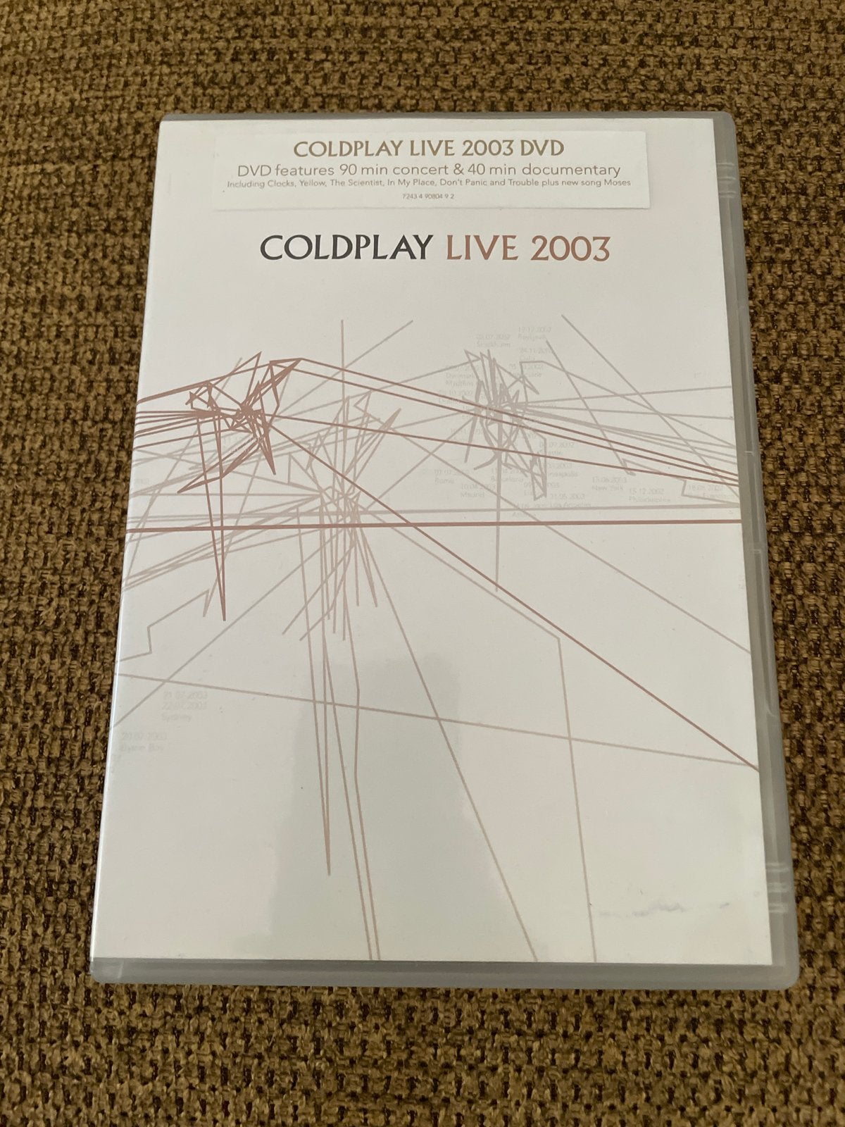 Coldplay Live 2003 dvd - Concert & Documentaire, Alle leeftijden, Nederlands, Ophalen of Verzenden, Zo goed als nieuw