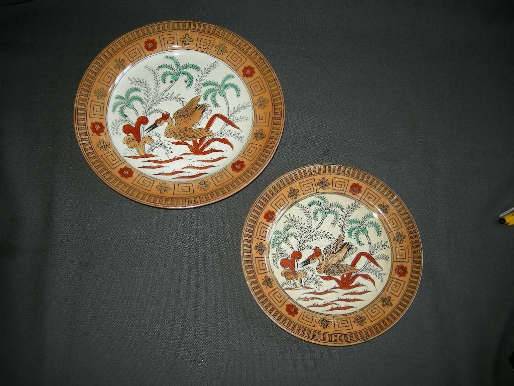 Societe Ceramique Panama, 2 borden, Antiek en Kunst, Ophalen of Verzenden
