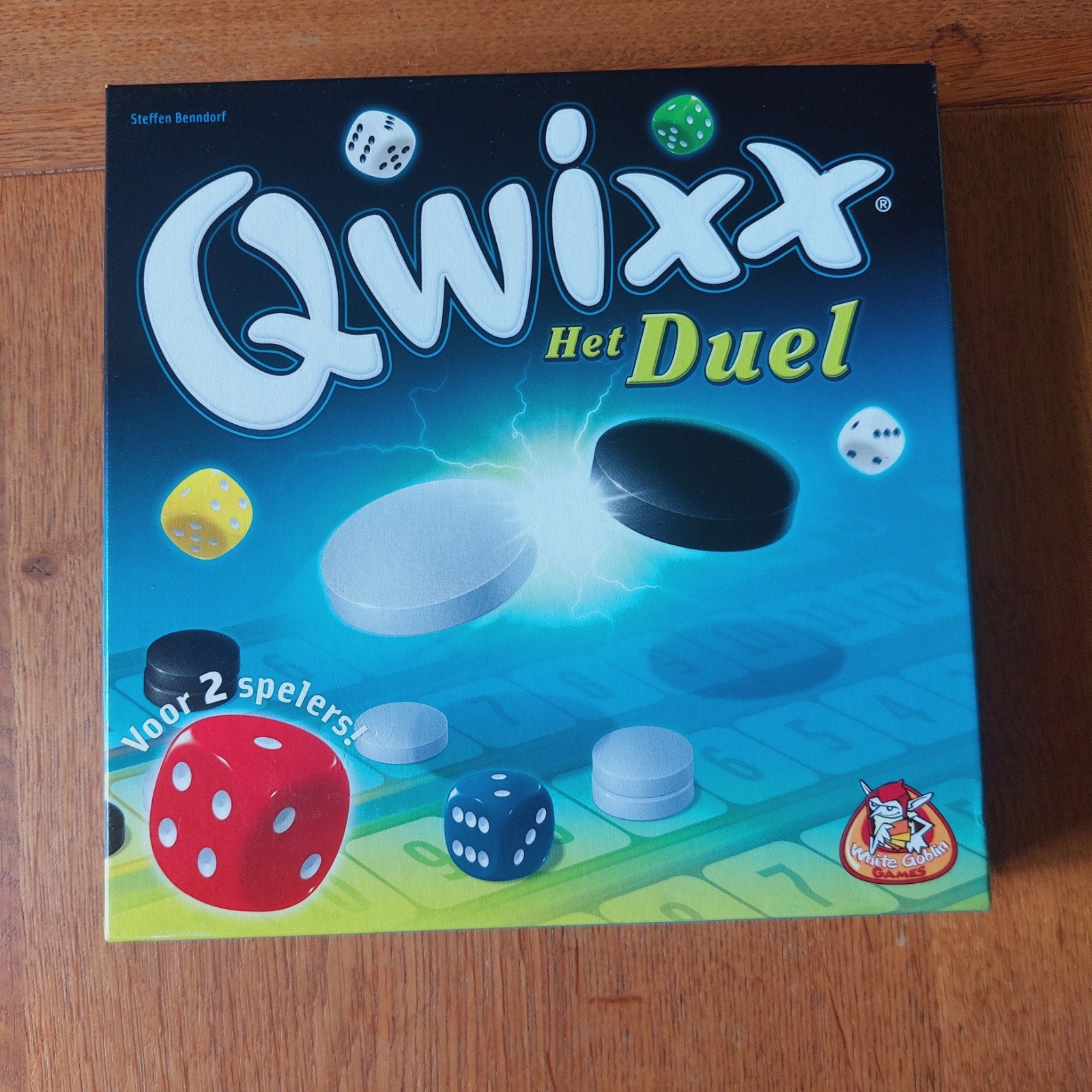 Qwixx: Het Duel - Spannend dobbelspel voor 2 spelers, Een of twee spelers, Ophalen of Verzenden, Nieuw, White Goblin Games