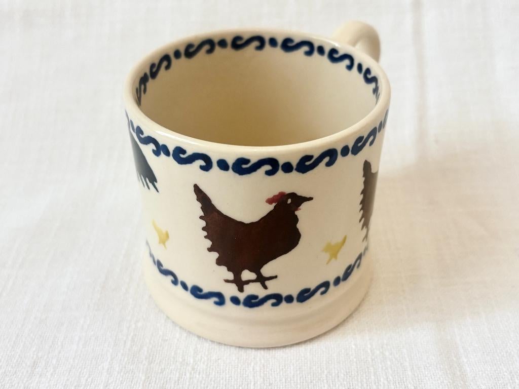 Emma Bridgewater - Chickens (1996), Verzenden, Zo goed als nieuw, Overige stijlen, Kop(pen) en/of Schotel(s)