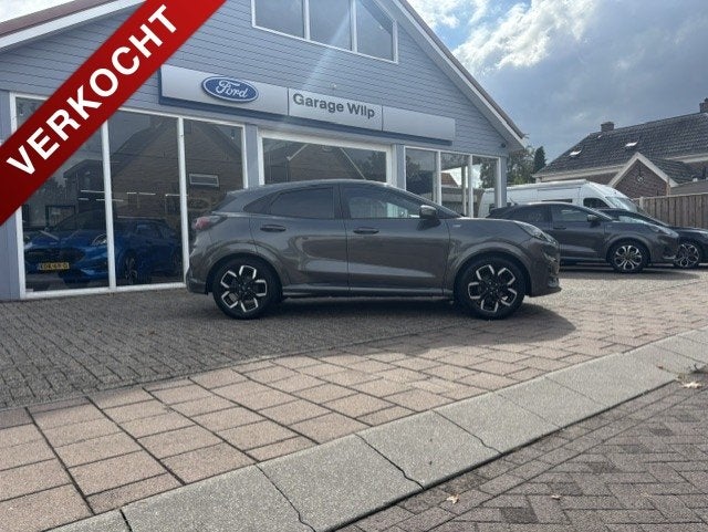 FORD Puma 1.0i Ecoboost Hybrid 125pk ST-Line X, Auto's, Parkeersensor, Euro 6, Leder, Bedrijf