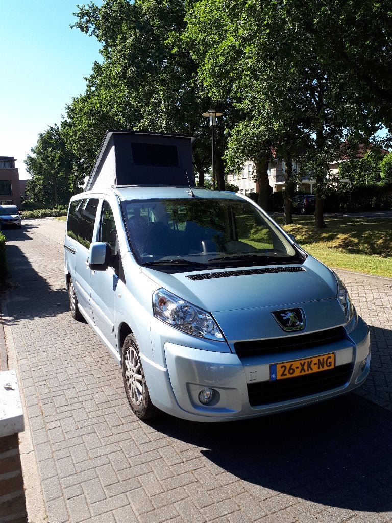 Peugeot Expert Tepee 2.0 Hdi L2h1 7 personen(bus) camper NAP, Auto's, Overige modellen, 4 cilinders, 2000 kg, Blauw