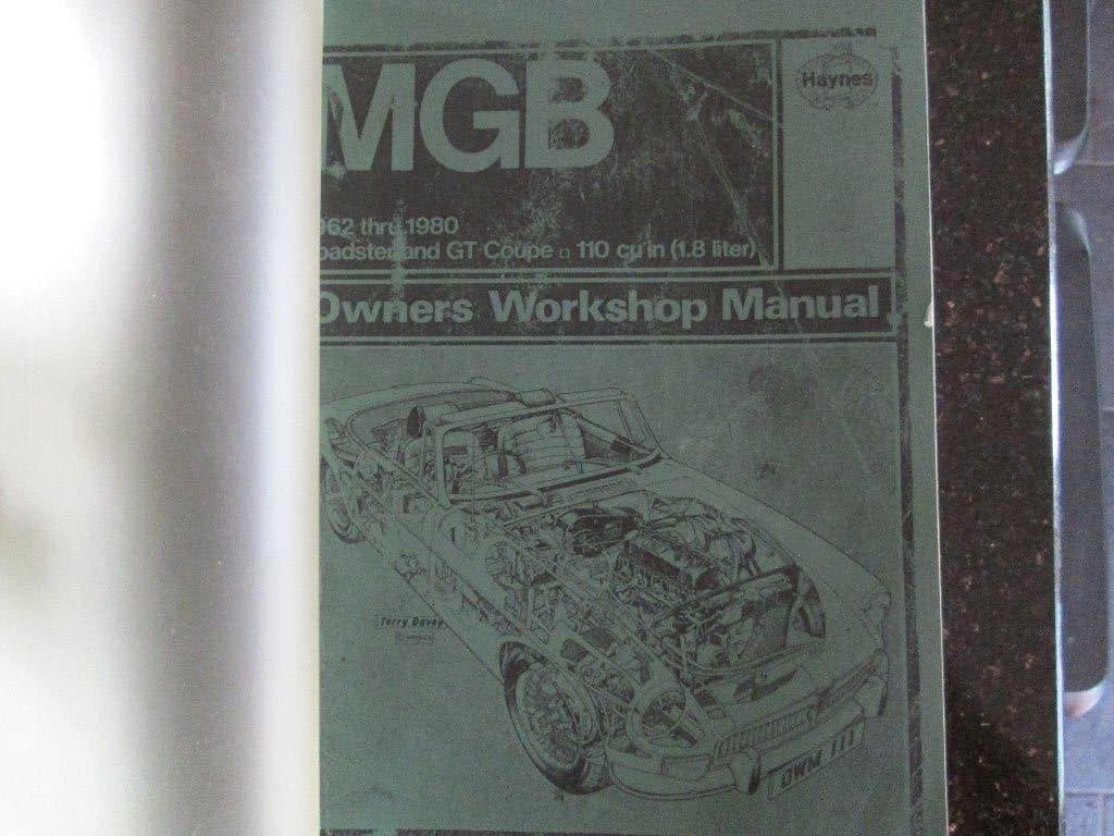 SHOP MANUAL MGB 1962 - 1980, Ophalen of Verzenden