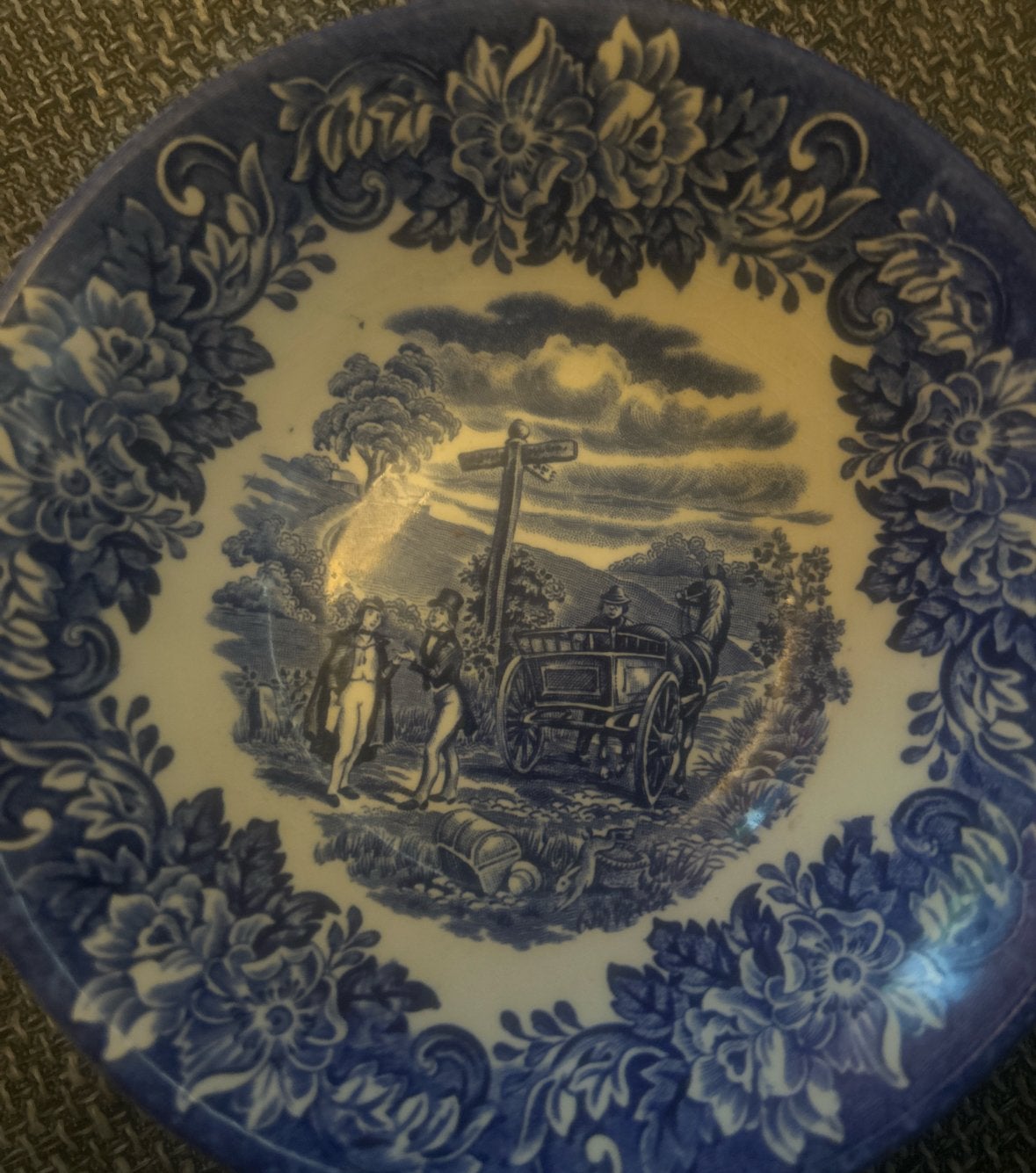 Antiek Dickens Serie Strongstone Schoteltje, Ophalen