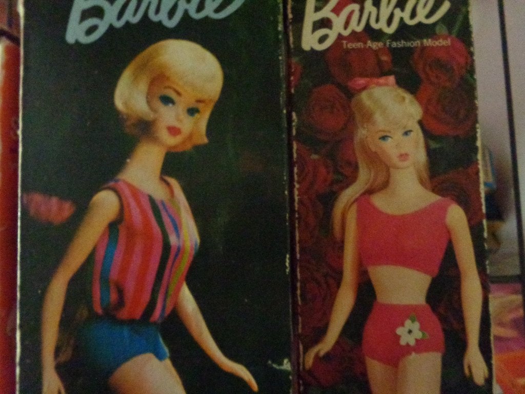 Barbie vintage Beach Girls, Ophalen of Verzenden, Gebruikt, Pop