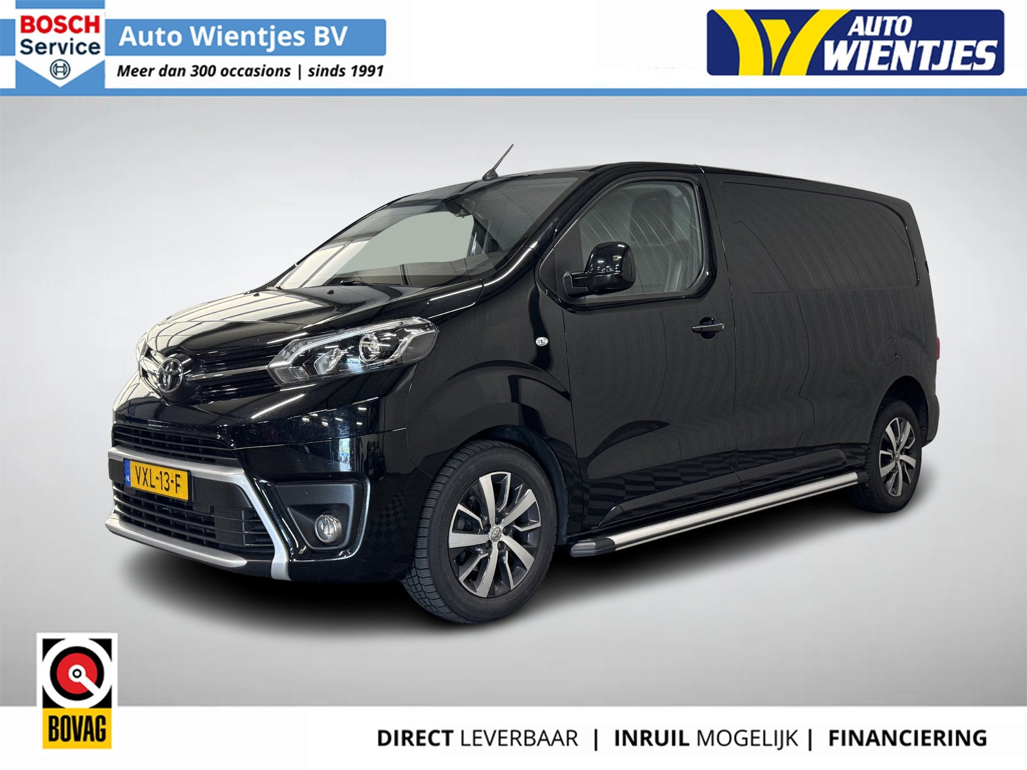 Toyota Proace 2.0 D-4D Aut | Prof Premium | Leer | Navi | Ai, Auto's, Gebruikt, Euro 6, 4 cilinders, Zwart