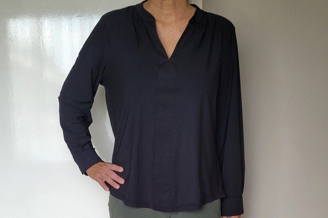 Studio Anneloes blouse XXL Zwart Travelstof Top, Studio Anneloes, Verzenden, Zwart, Maat 46/48 (XL) of groter
