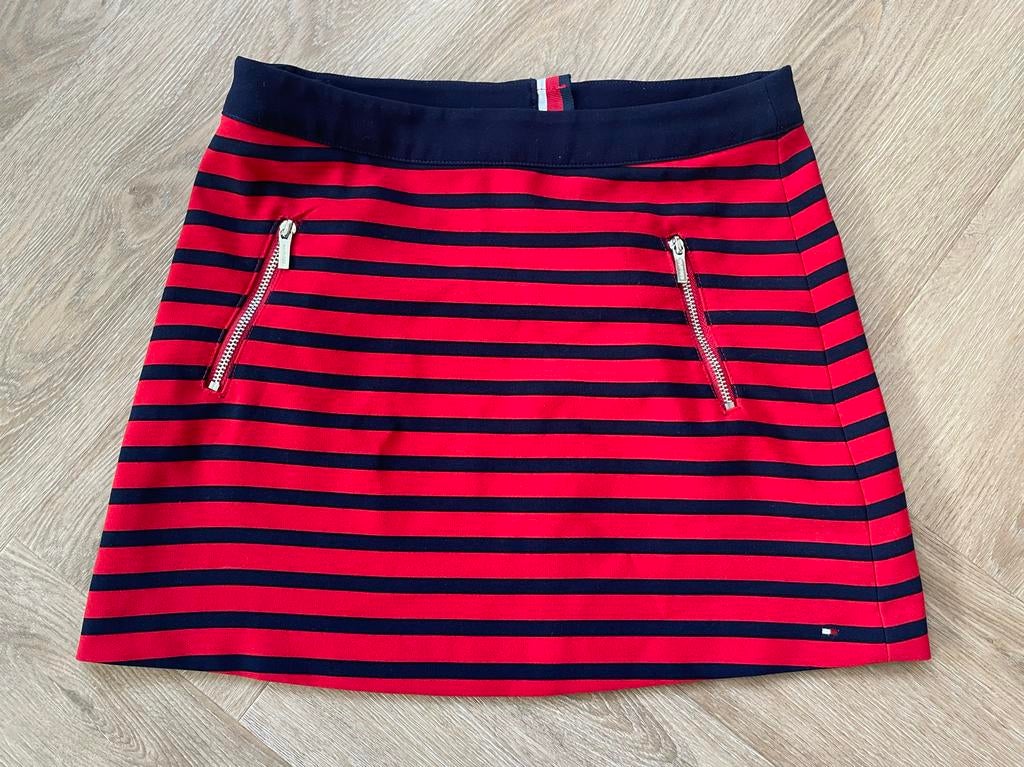 Tommy Hilfiger gestreepte rokje maat 140 zgan, Verzenden, Zo goed als nieuw, Meisje, Jurk of Rok